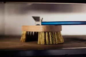 Oven brush with aluminum handle and copper fibers AC-SPT - Image 3