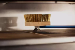 Oven brush with aluminum handle and copper fibers AC-SPT - Image 2