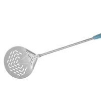 Evoluzione pizza peel made of stainless steel perforated