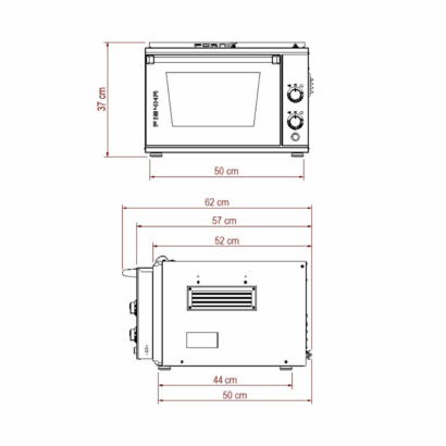 Електрична фурна Effe Uno P134HA 509 - Image 4